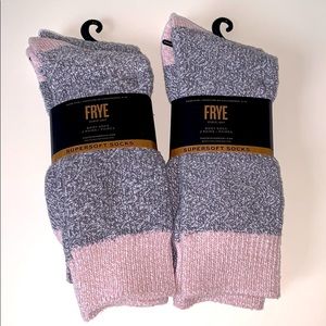 Frye Reverse Knit Texture Supersoft Boot Socks